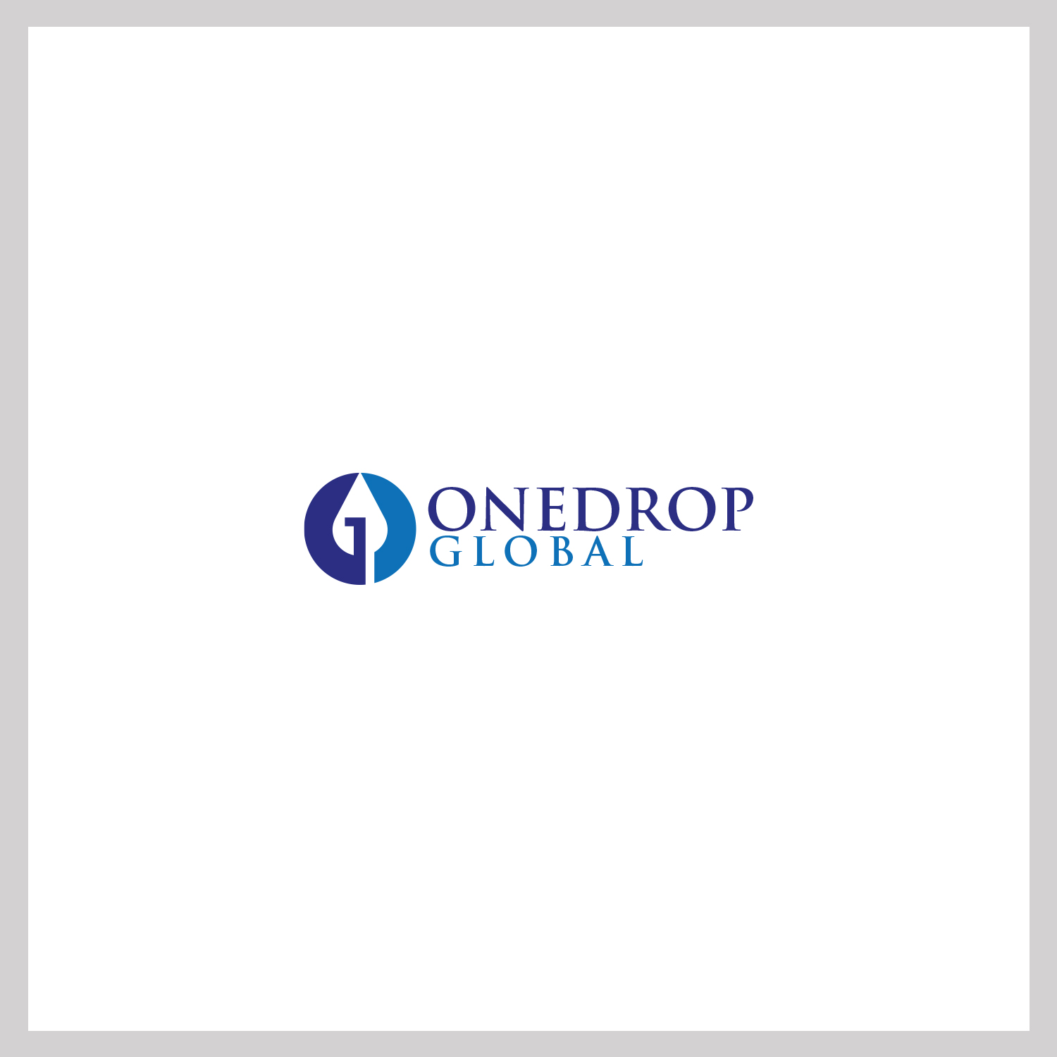 Logo Design by MG.graphics for One Drop Global | Design #27480176