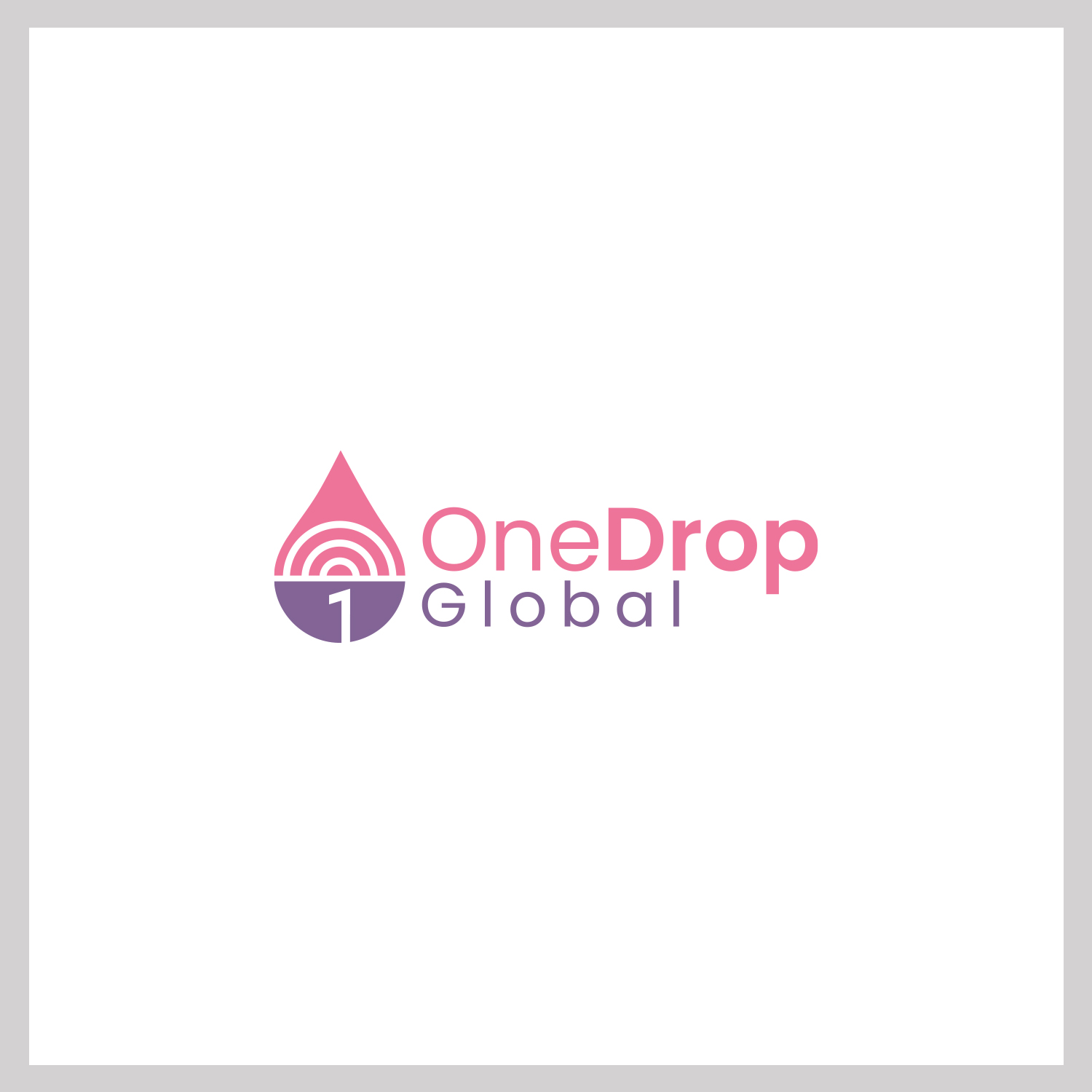 Logo Design by MG.graphics for One Drop Global | Design #27513941