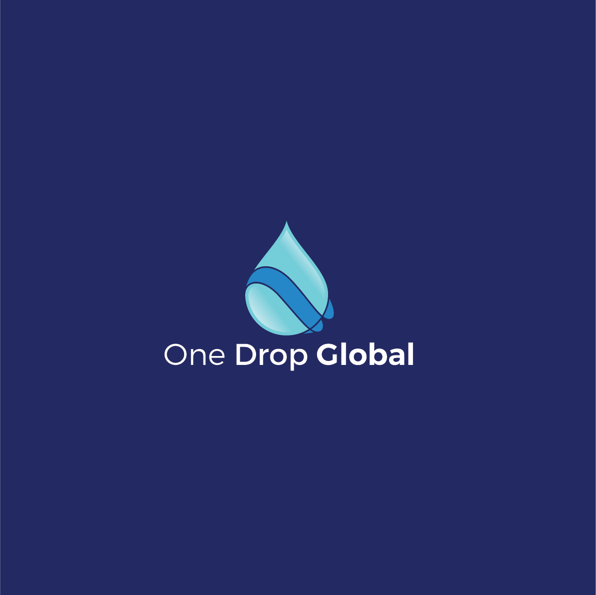 Logo Design by Deziners Zone for One Drop Global | Design #27477562