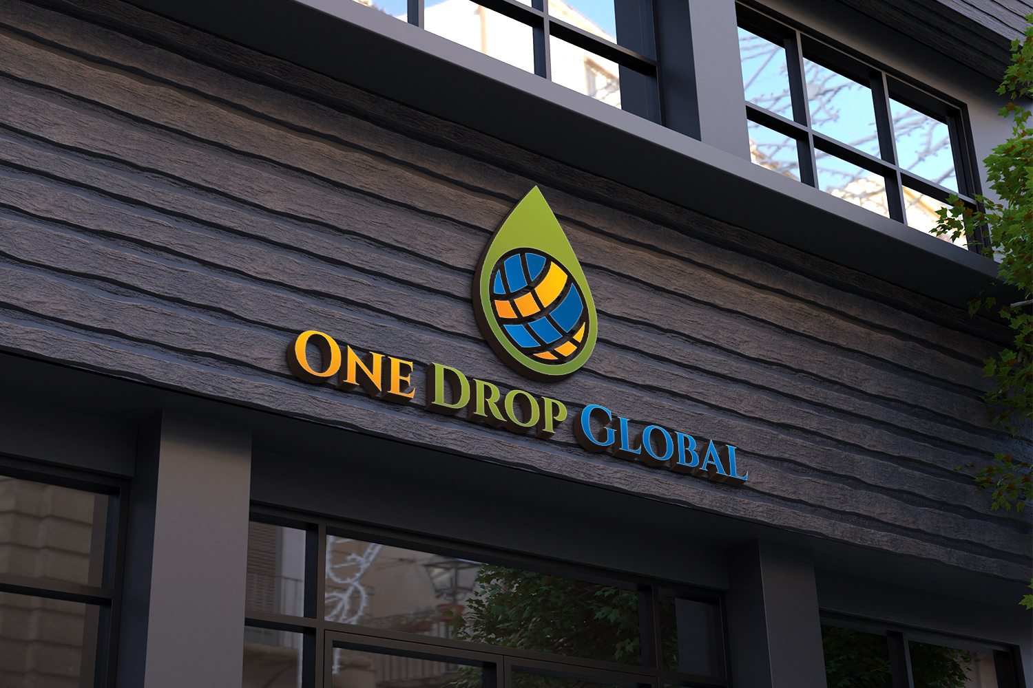 Logo Design by Deziners Zone for One Drop Global | Design #27477563