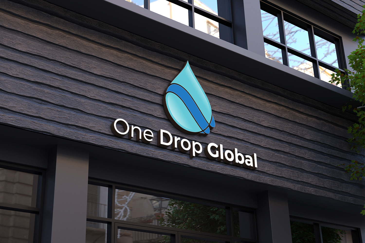 Logo Design by Deziners Zone for One Drop Global | Design #27477565