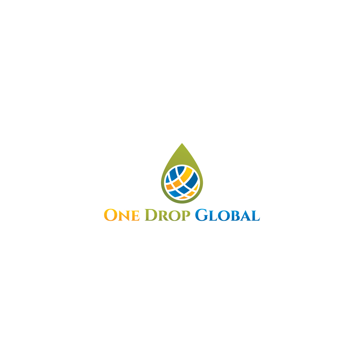 Logo Design by Deziners Zone for One Drop Global | Design #27477566