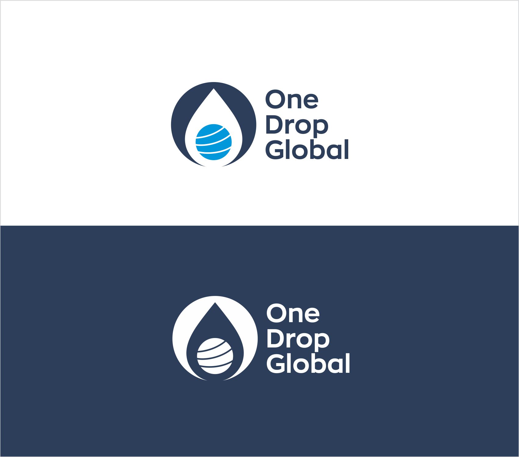 Logo Design by Prakash_arts for One Drop Global | Design #27489692