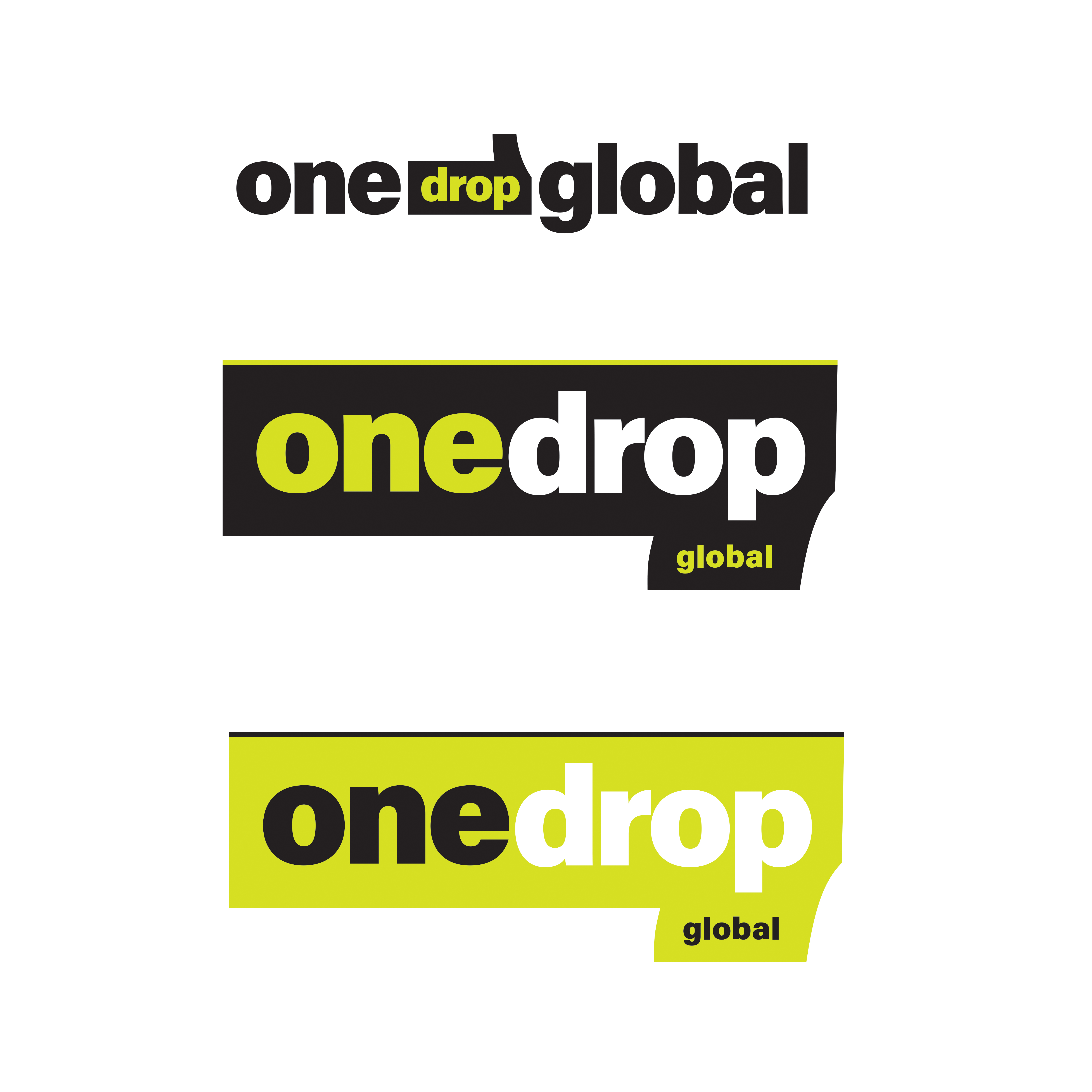 Logo Design by jacbach graphics for One Drop Global | Design #27503217