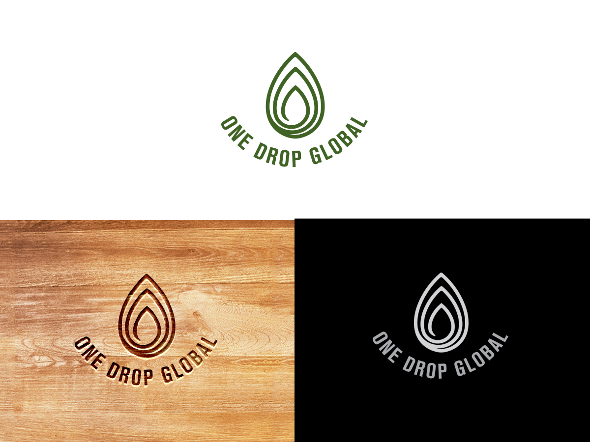 Logo Design by benito for One Drop Global | Design #27491493