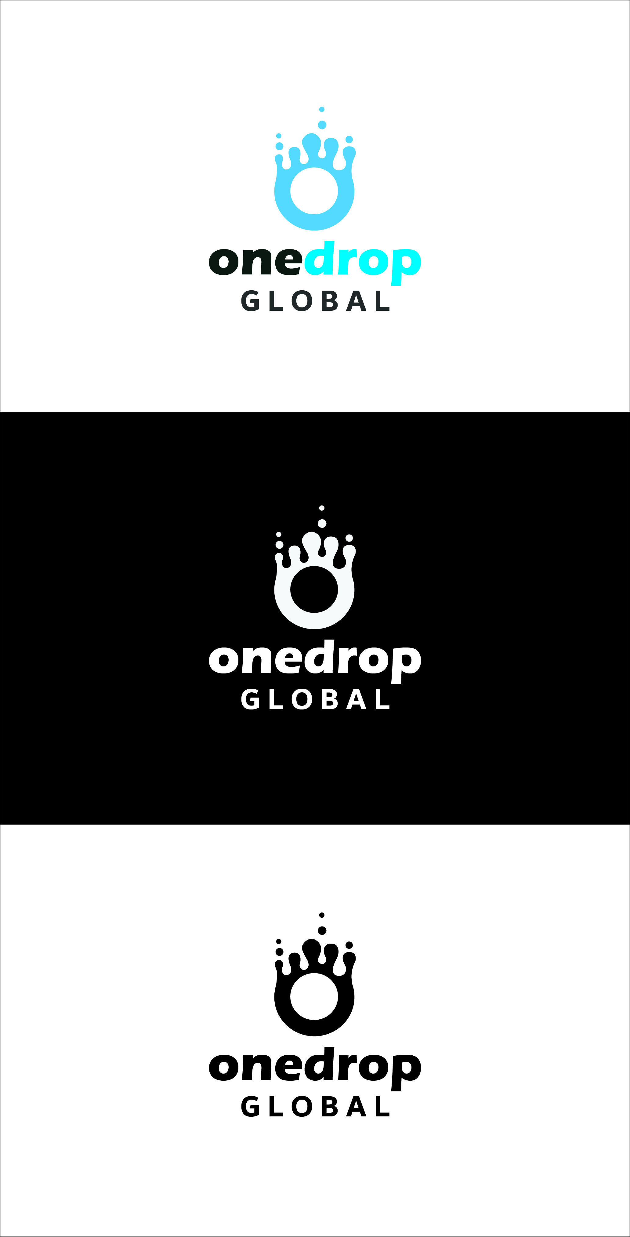 Logo Design by tajbabu06 for One Drop Global | Design #27513462