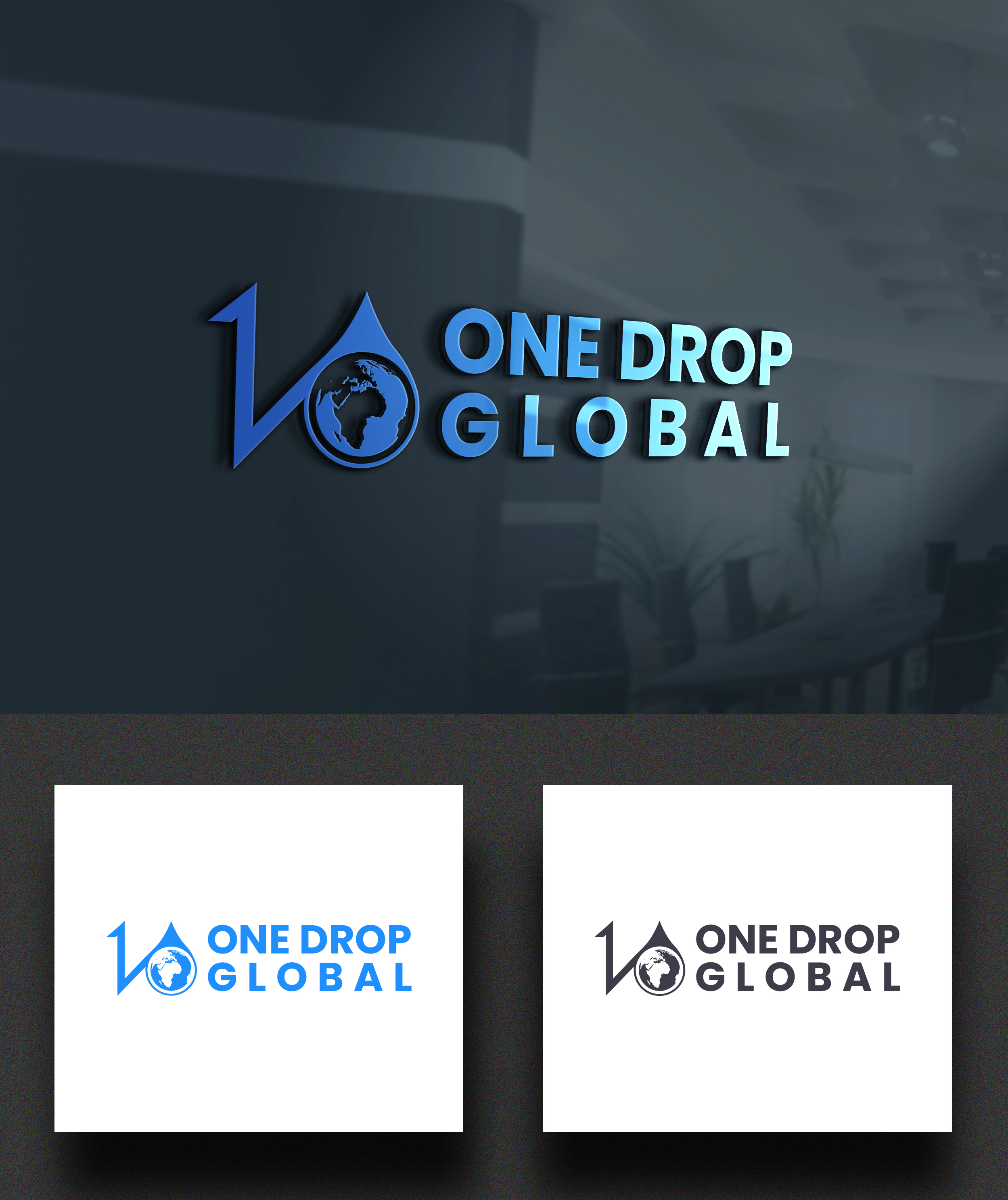 Logo Design by MD Aminul Islam for One Drop Global | Design #27478597