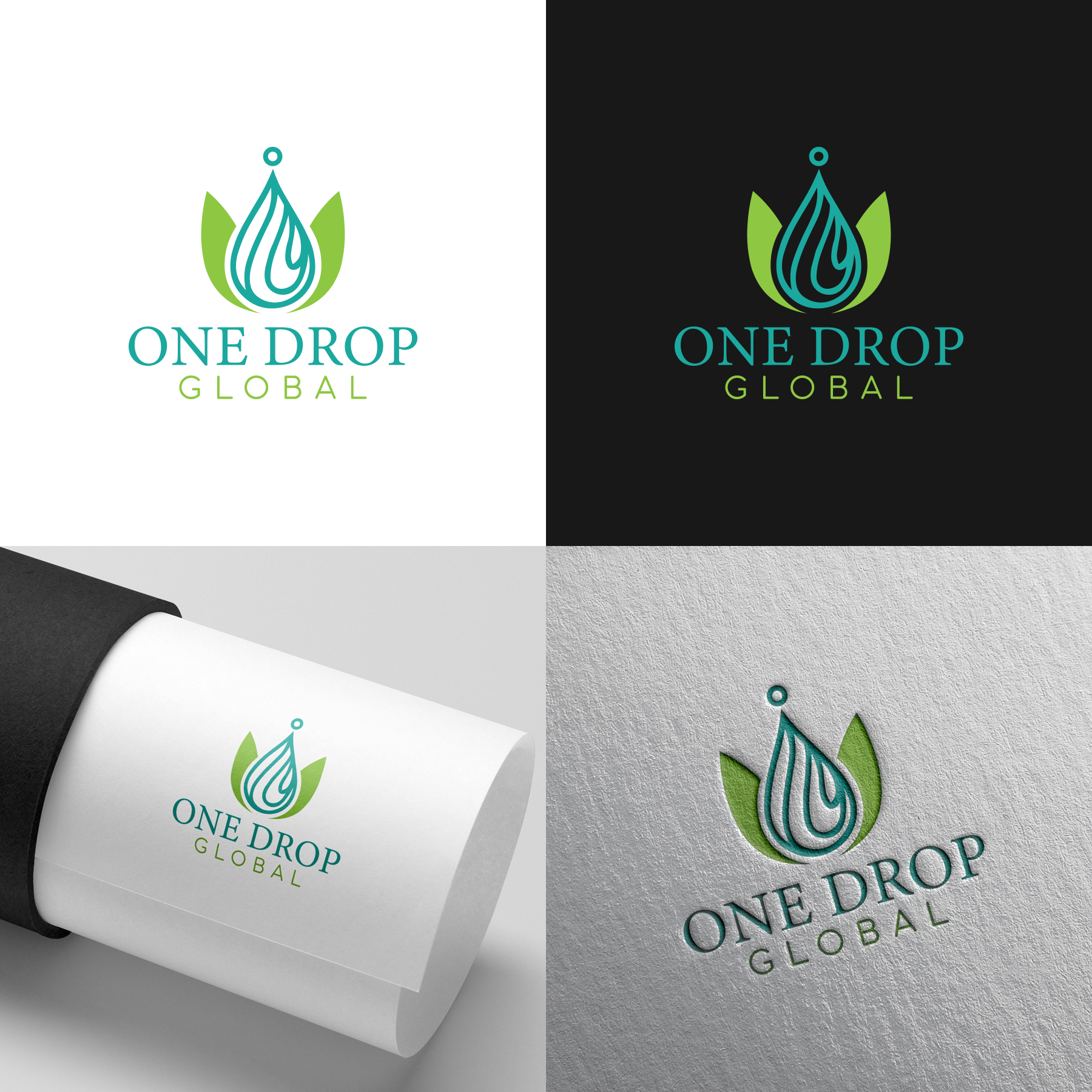 Logo Design by ZinKo for One Drop Global | Design #27487098