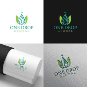 Logo Design by ZinKo for One Drop Global | Design: #27487098