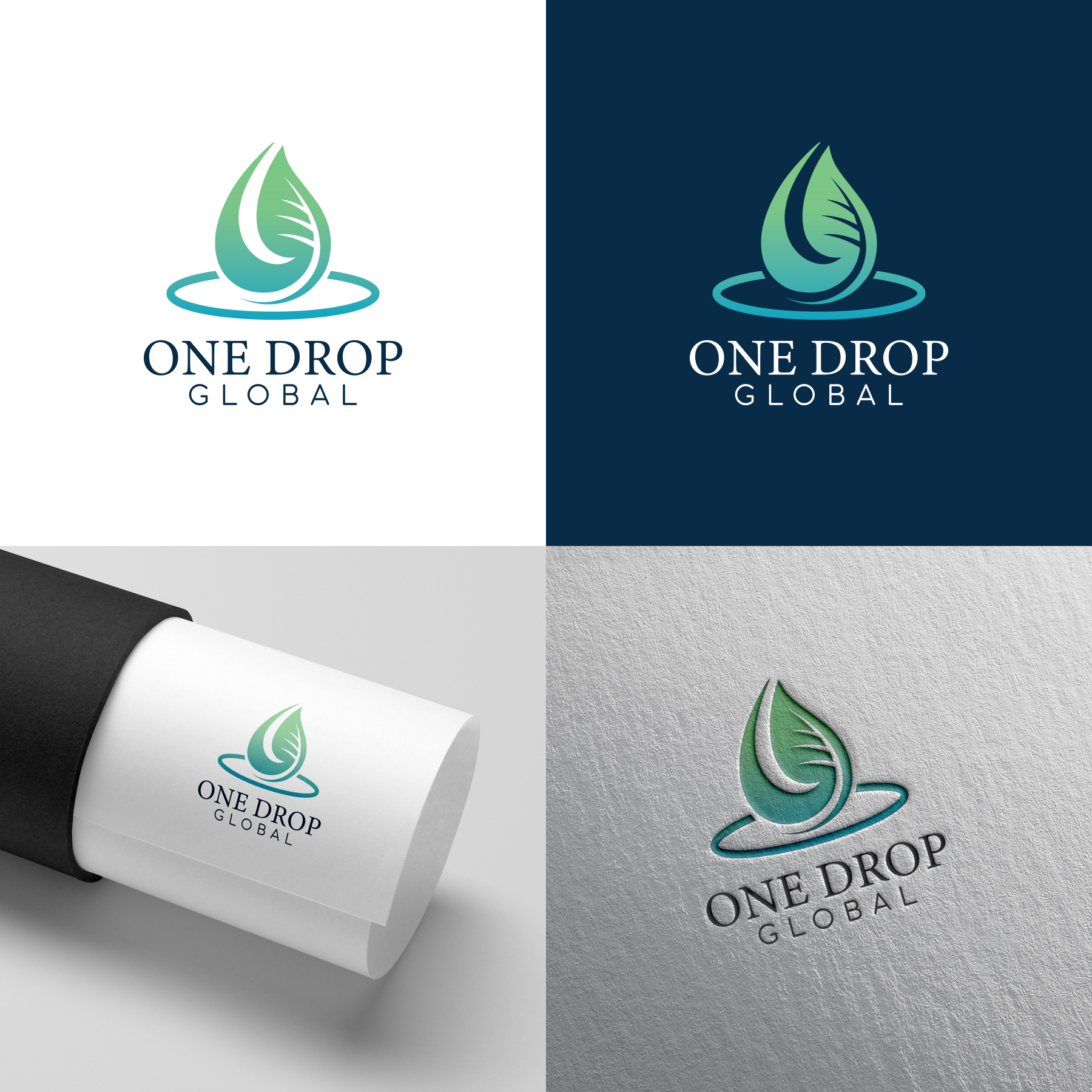 Design de Logo par ZinKo pour One Drop Global | Design #27514997