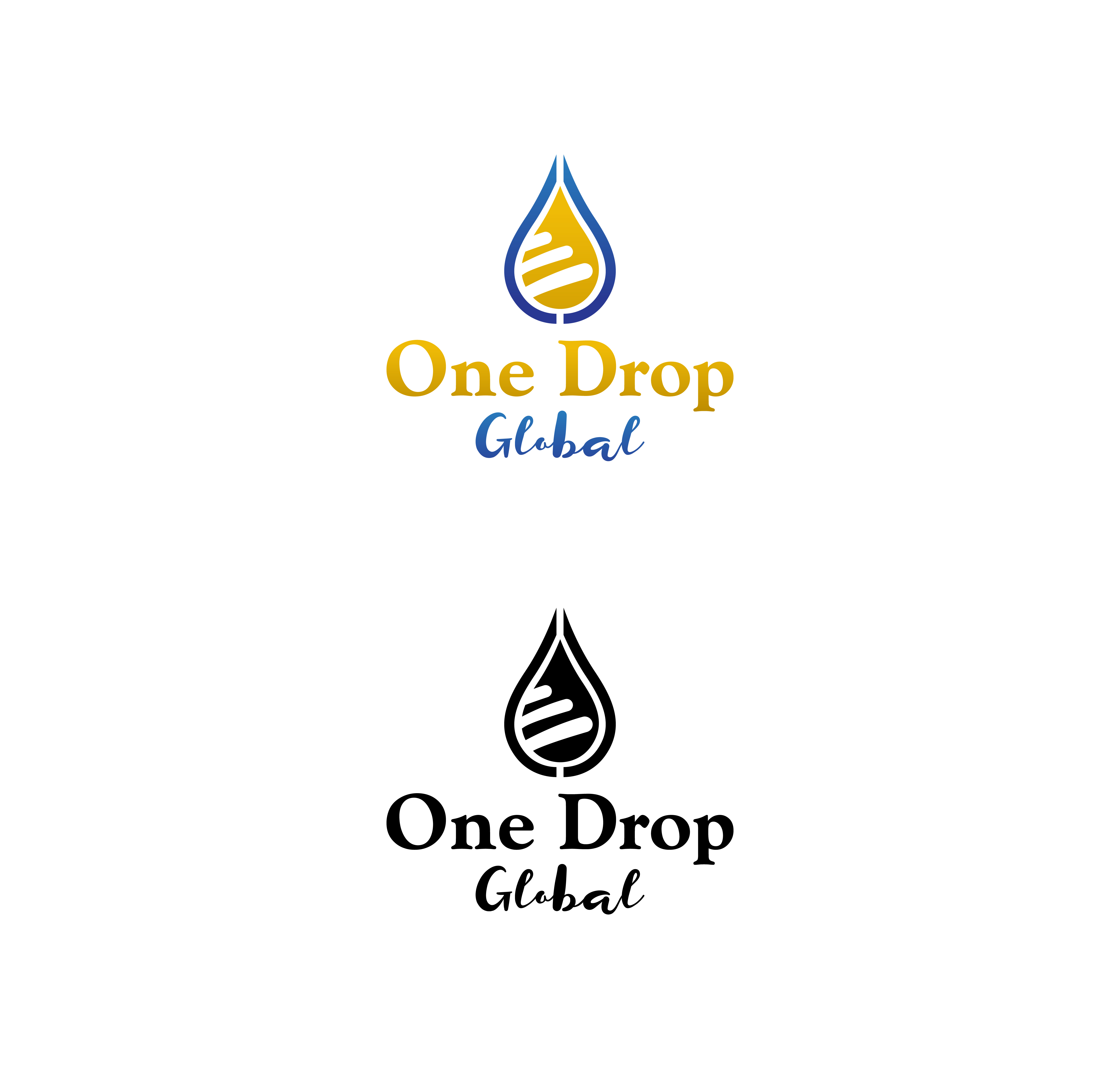 Logo Design by MadihDesign for One Drop Global | Design #27485193