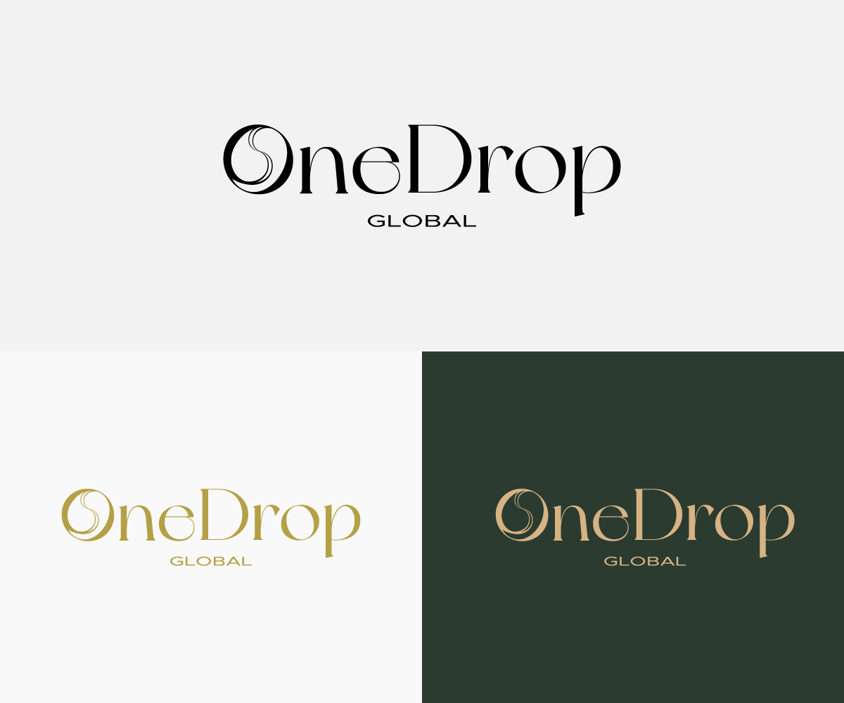 Logo Design by TrisDesign for One Drop Global | Design #27517033