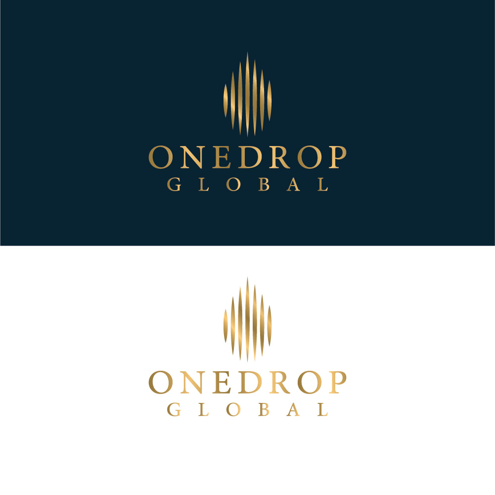 Logo Design by Sarastudioo for One Drop Global | Design #27509674