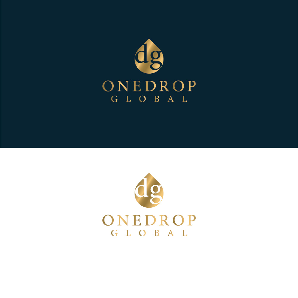 Logo Design by Sarastudioo for One Drop Global | Design #27509844