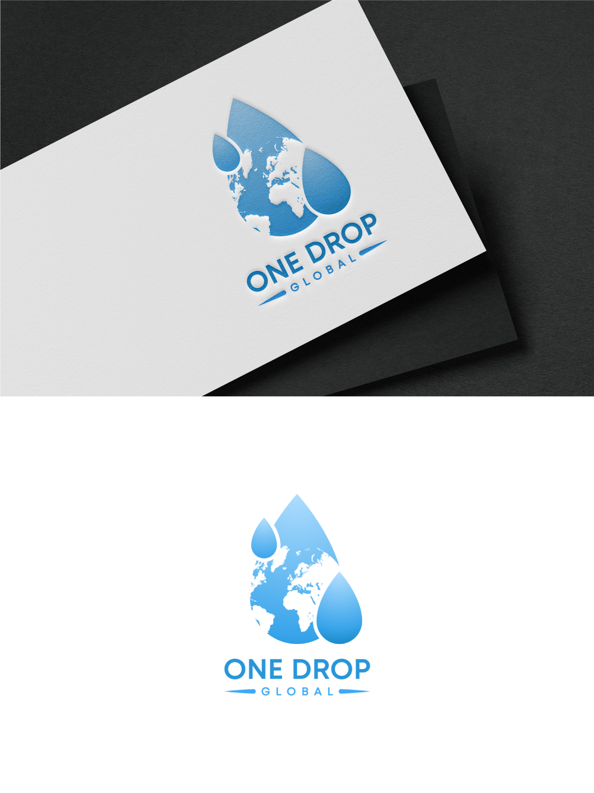Logo Design by Mohammad_Rasel for One Drop Global | Design #27486496
