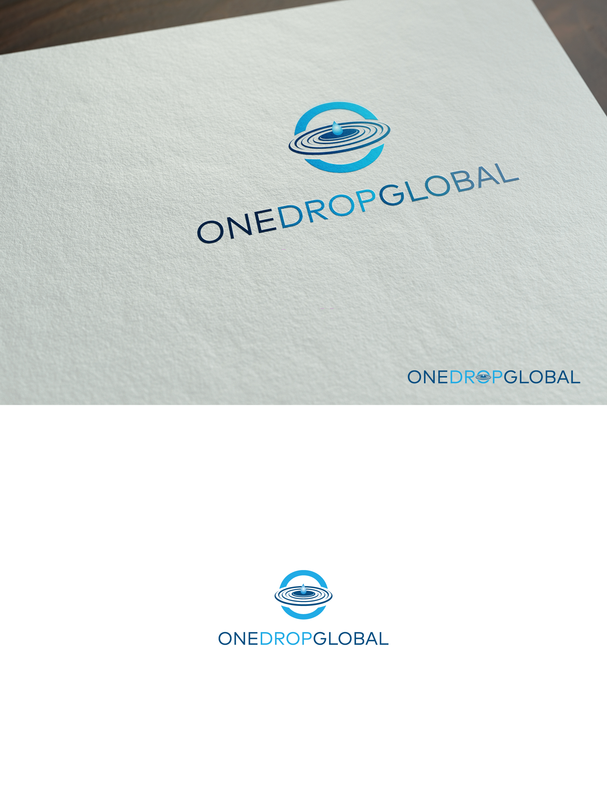 Logo Design by Art Punk for One Drop Global | Design #27482637