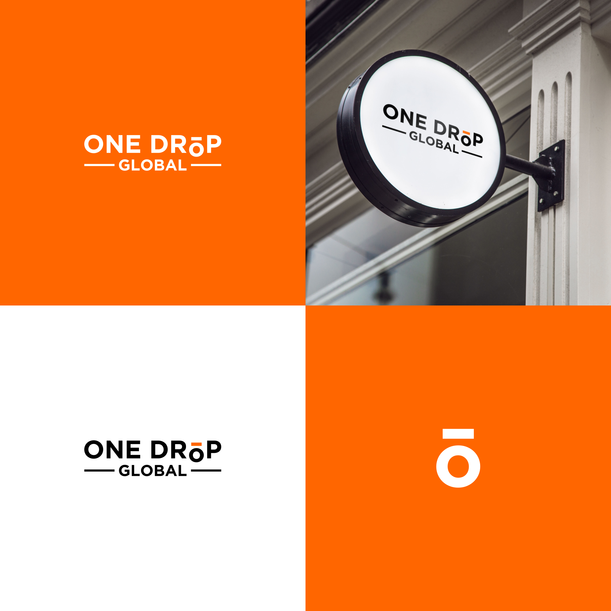 Logo Design by AZart for One Drop Global | Design #27478776