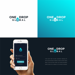 Logo Design by rochman 2 for One Drop Global | Design: #27507409