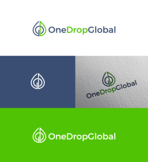 Logo Design by Cre@8ive.Colors for One Drop Global | Design: #27479323