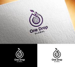 Logo Design by step forward 2 for One Drop Global | Design: #27477615