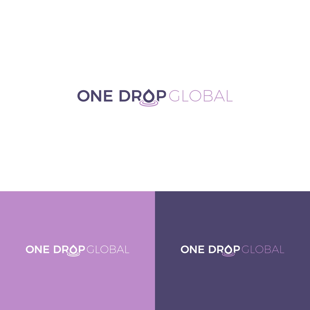 Logo Design by MOH Studio for One Drop Global | Design #27477191