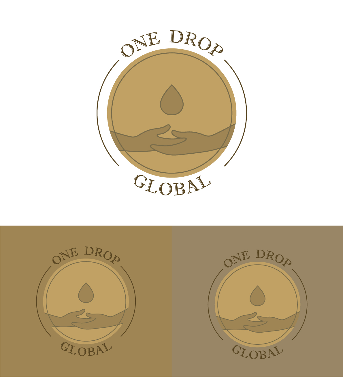 Logo Design by EnvyRand for One Drop Global | Design #27506149