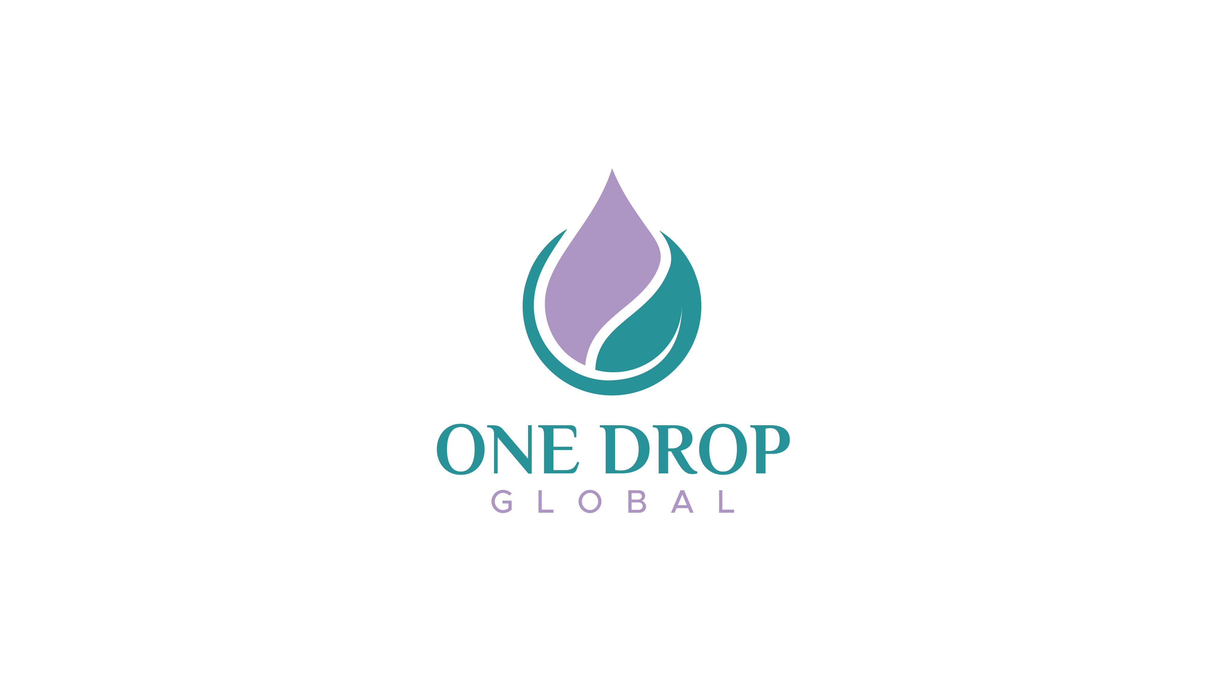 Logo Design by RAN MEI JS for One Drop Global | Design #27483565