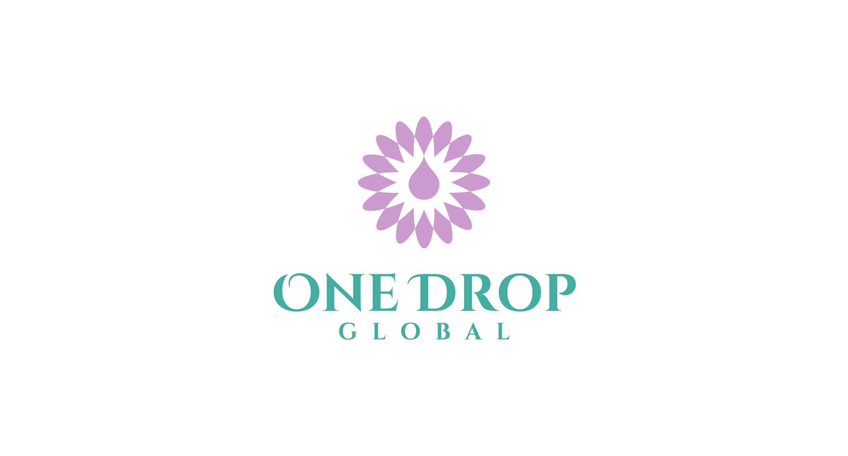 Logo Design by RAN MEI JS for One Drop Global | Design #27493658