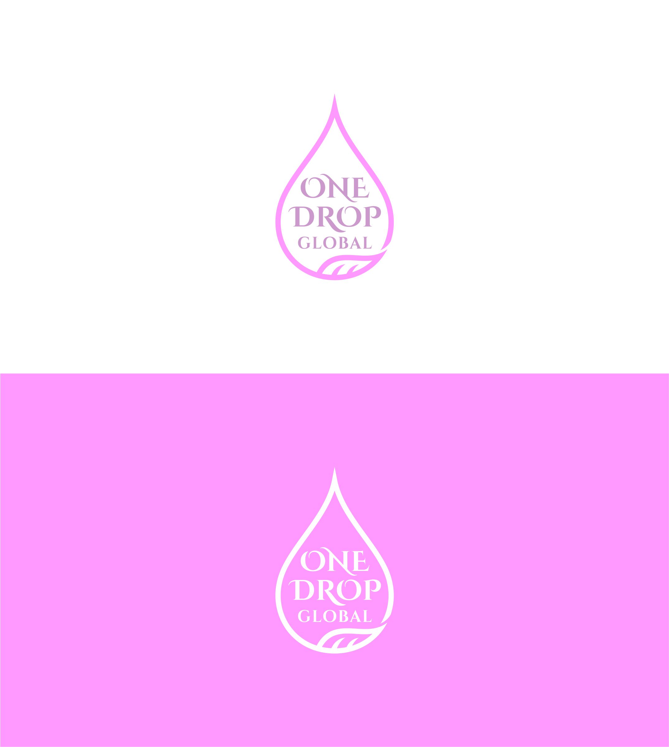 Logo Design by RAN MEI JS for One Drop Global | Design #27513468
