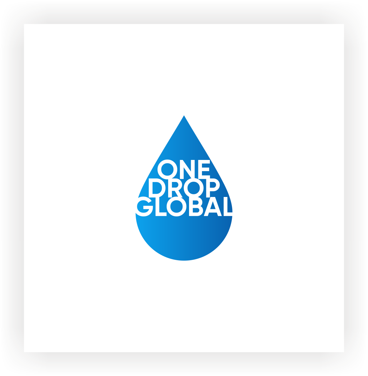Logo Design by Ad1Fa26 for One Drop Global | Design #27485902