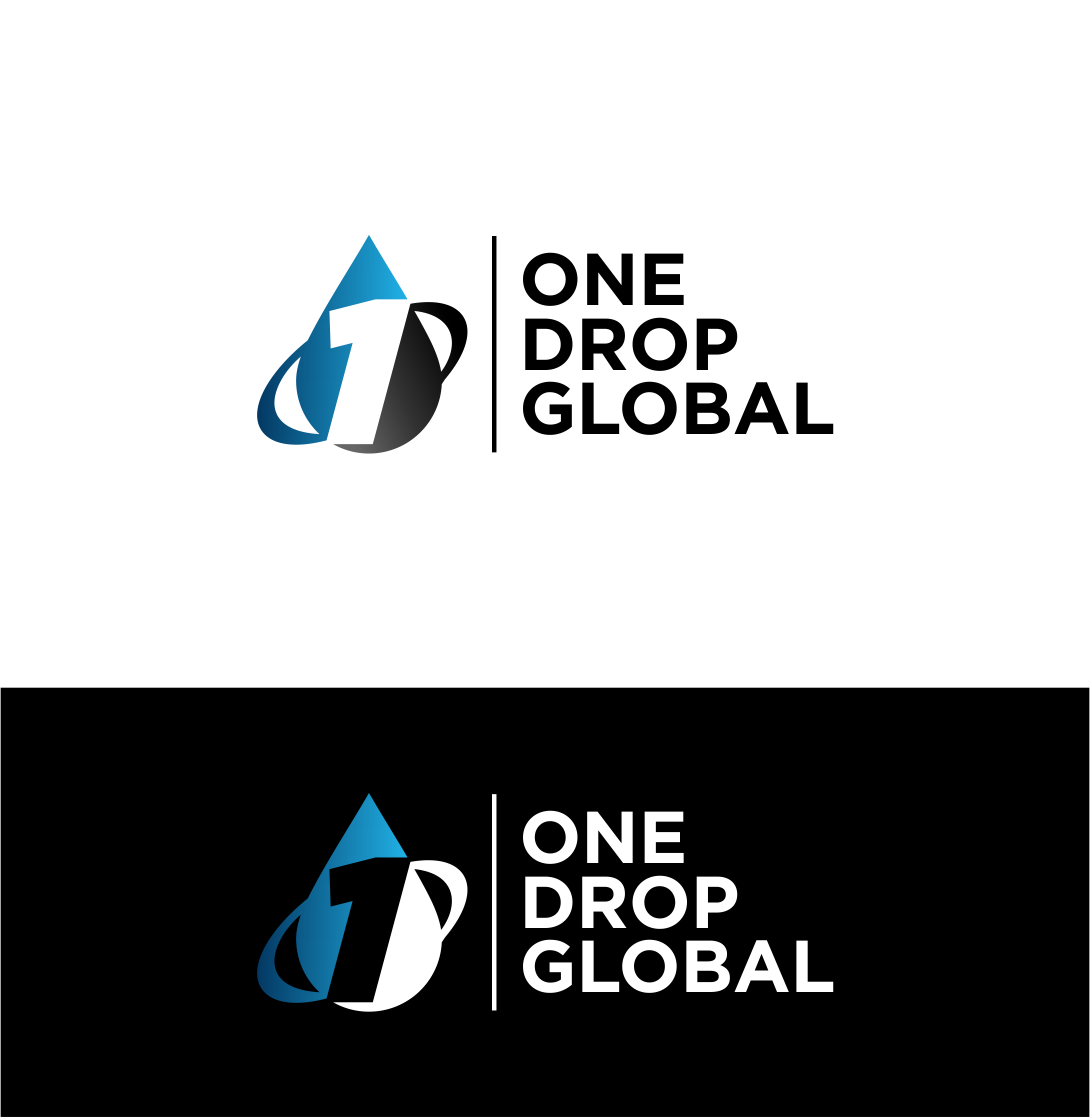 Logo Design by Ad1Fa26 for One Drop Global | Design #27486666
