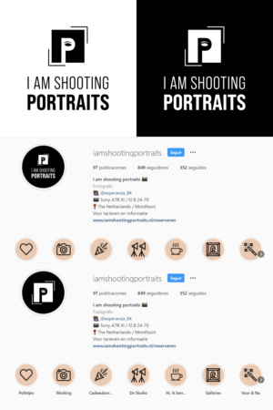 I am shooting portraits | Logo Design by EspadaDesign