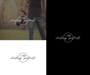 I am shooting portraits | Logo-Design von jonkonrad