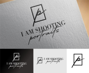 I am shooting portraits | Logo-Design von vta