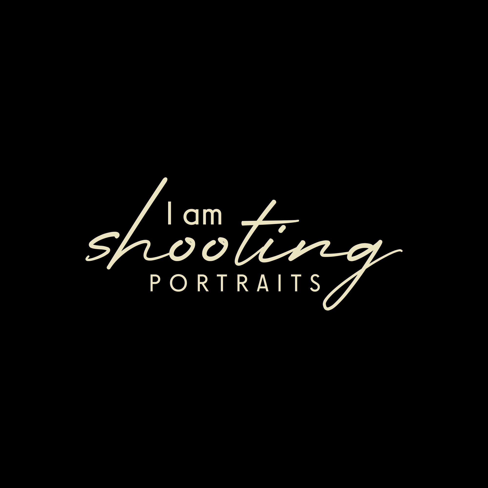 Logo Design by Jenny for I am shooting portraits | Design #27456889