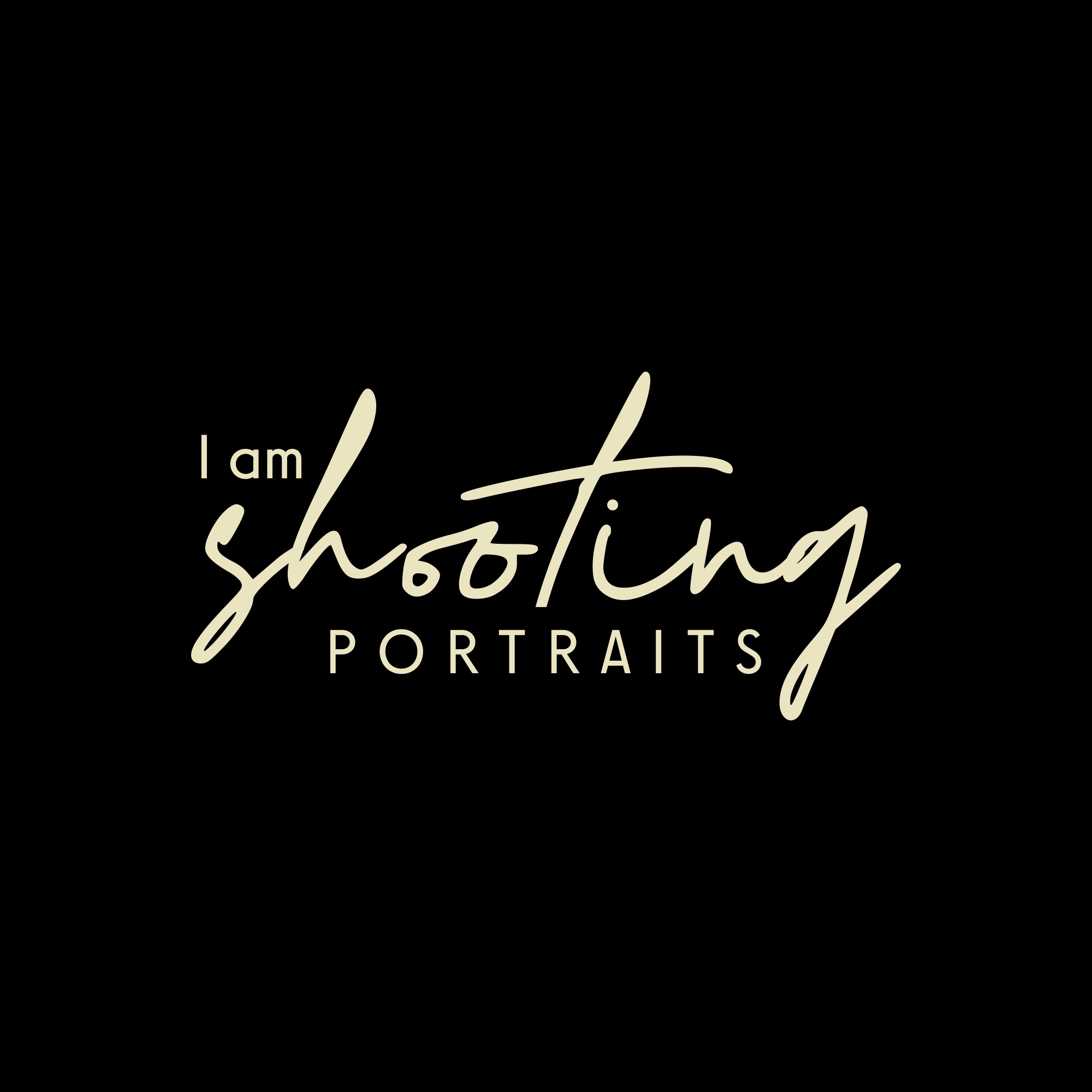 Logo Design by Jenny for I am shooting portraits | Design #27456890