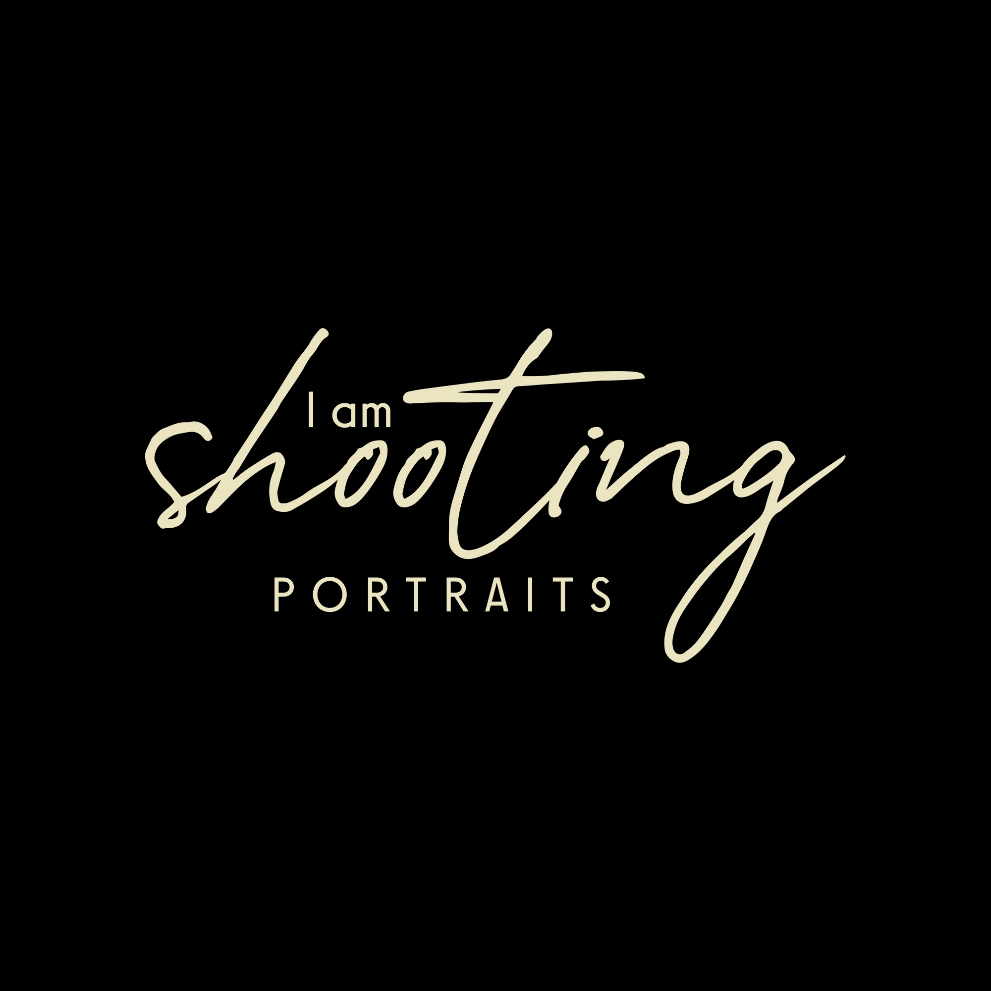 Logo Design by Jenny for I am shooting portraits | Design: #27456892