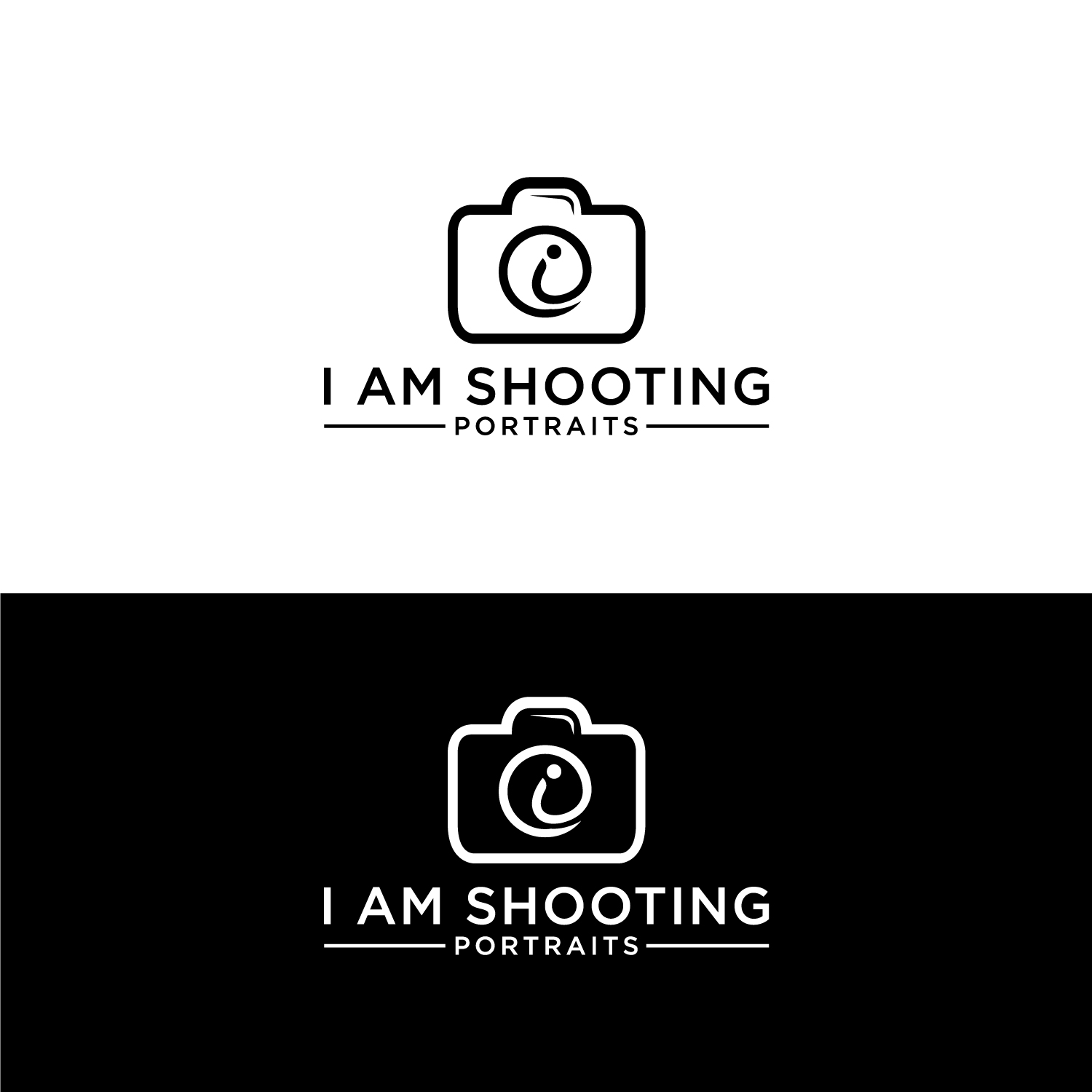 Logo Design by LAXMI DESIGNHUB for I am shooting portraits | Design #27458310