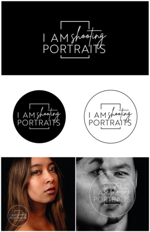 I am shooting portraits | Logo-Design von designbysy