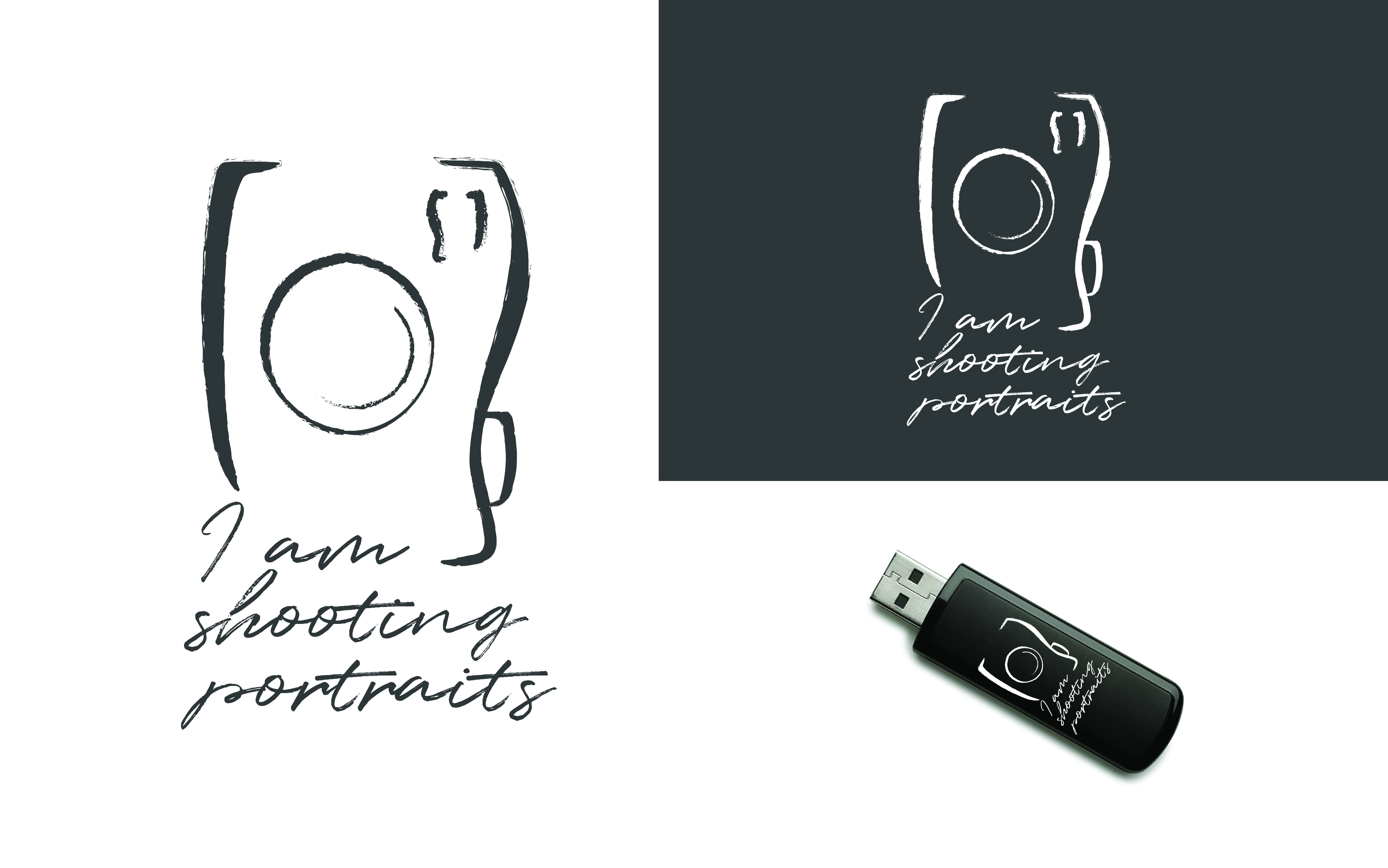Logo Design by SeeYouOnline for I am shooting portraits | Design #27456878