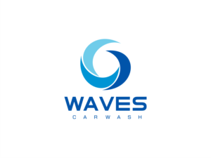 Nothing in the logo circle. “Waves car wash” below | Design de Logo par R16