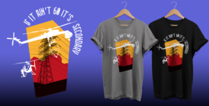 High line and helicopters t shirt design | T-Shirt-Design von Al Pech
