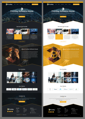Web Design by pb for Frontlay Bartosz Bialas | Design: #27468466