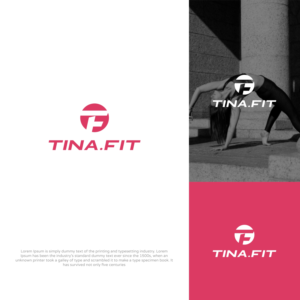 TINA.FIT - Health and Fitness Online | Logo Design by SigmaStudio