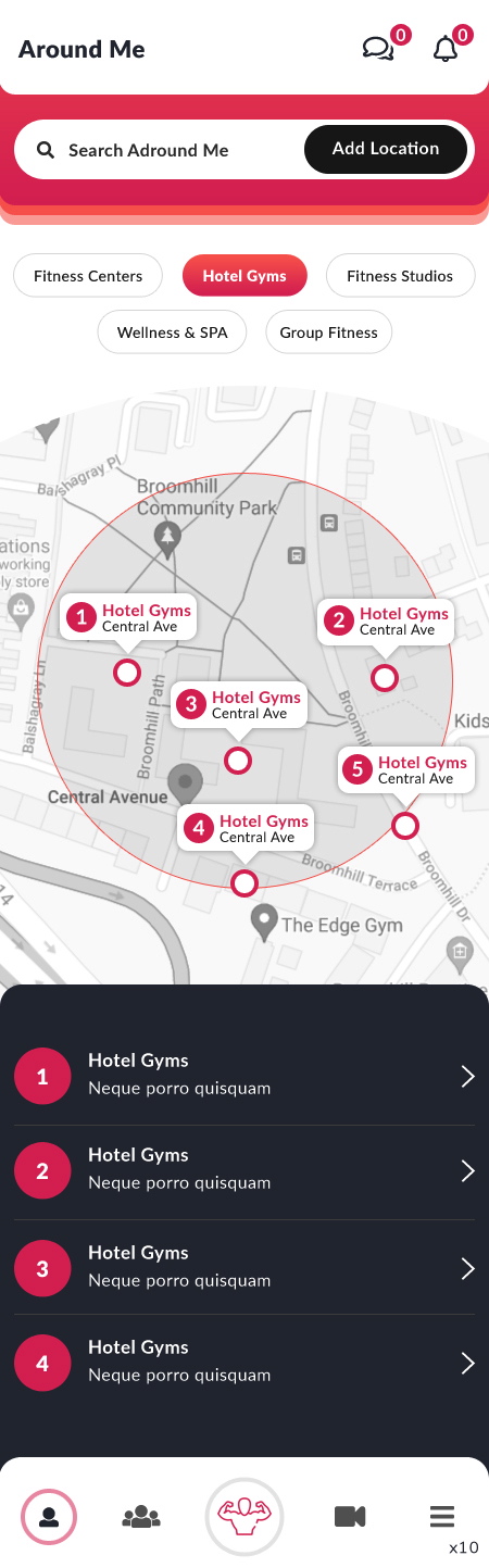 App-Design von pb für Passion Fitness | Design #27502468