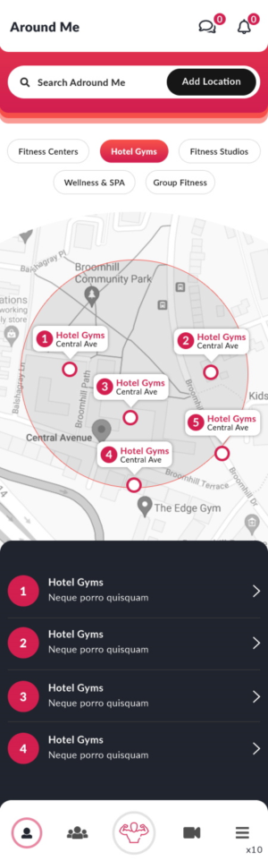 App Design by pb for Passion Fitness | Design #27502468