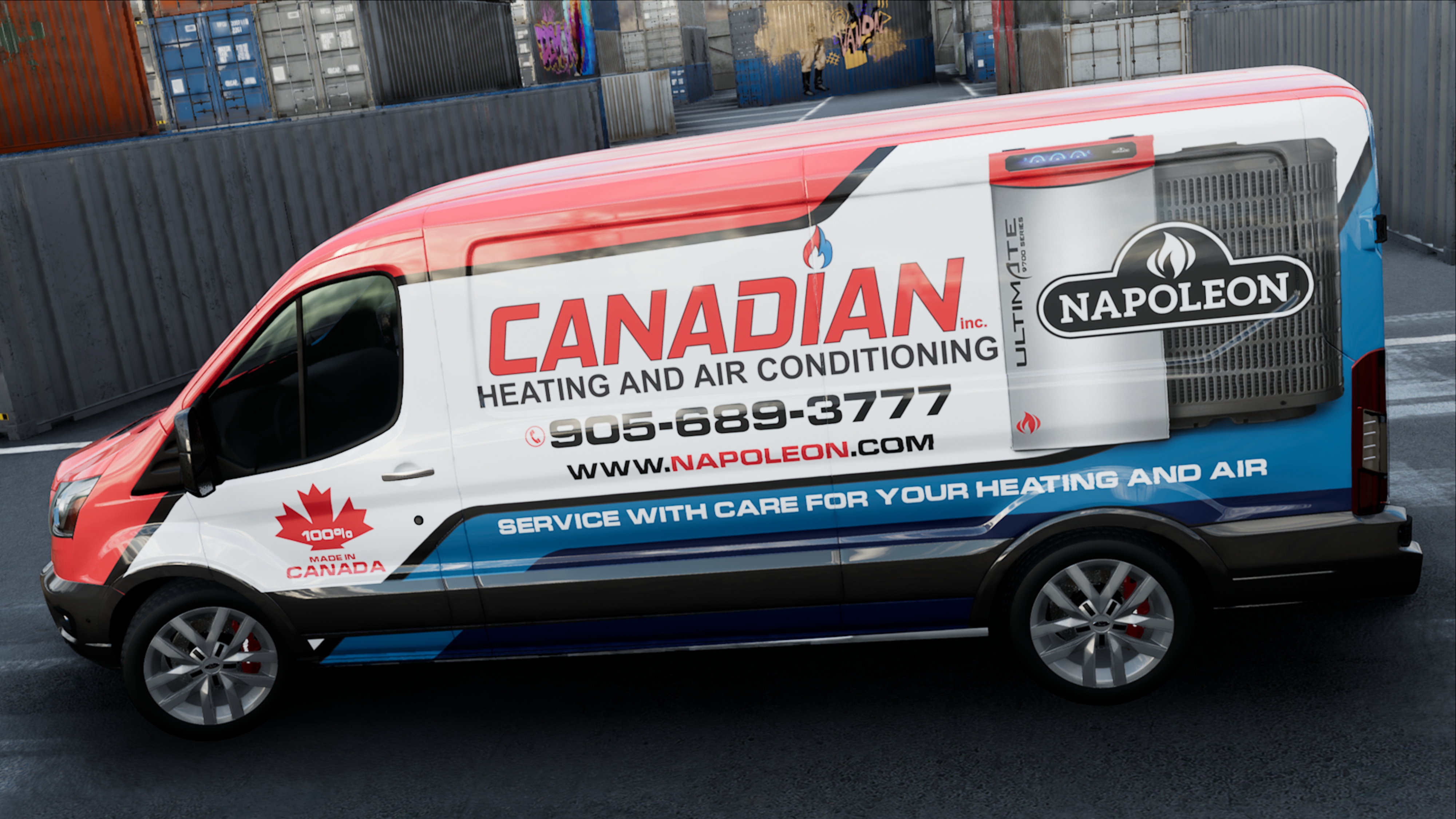 Car Wrap Design by VEDG for Canadian heating and air conditioning | Design #27480083