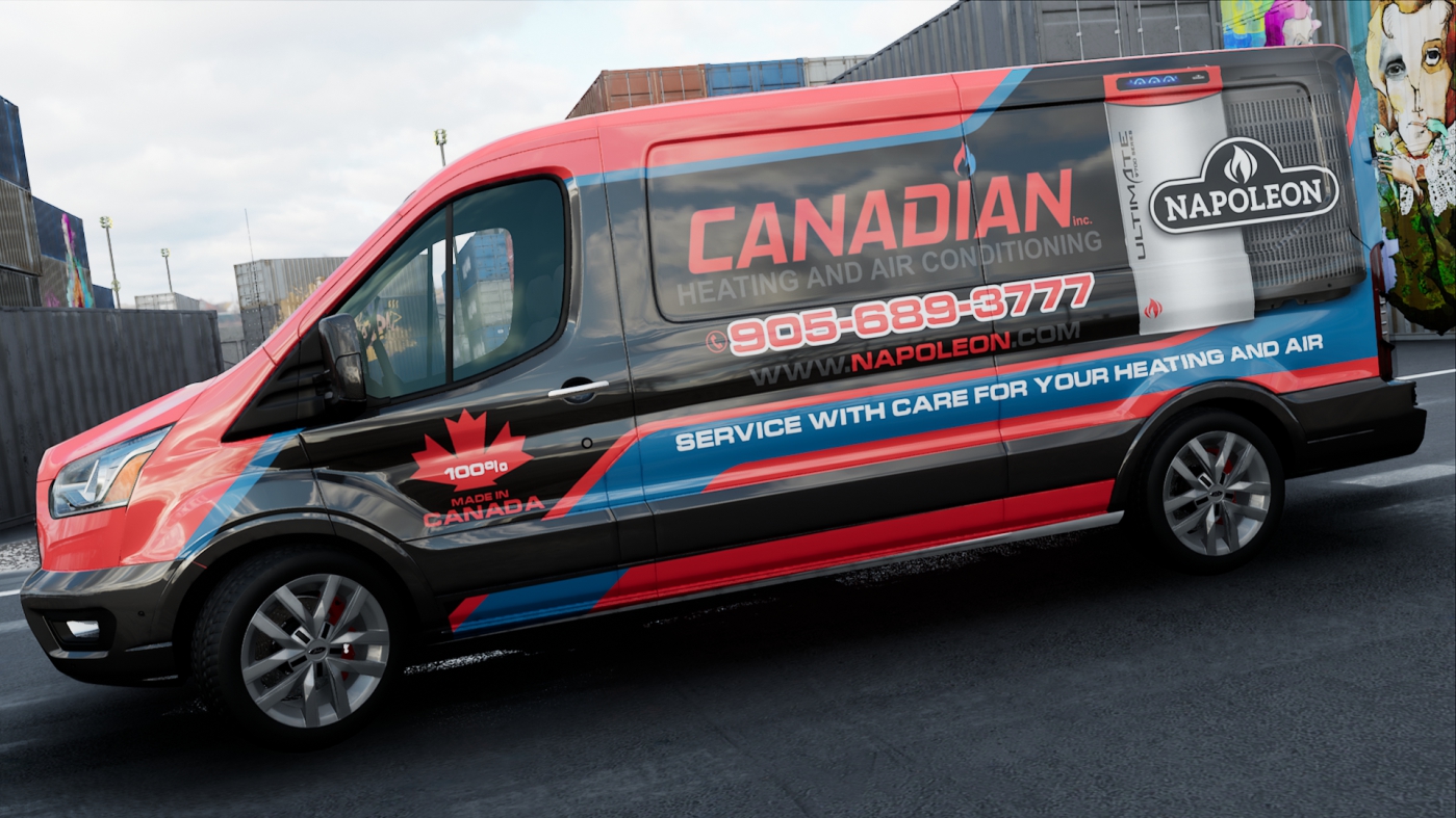 Car Wrap Design by VEDG for Canadian heating and air conditioning | Design #27482581