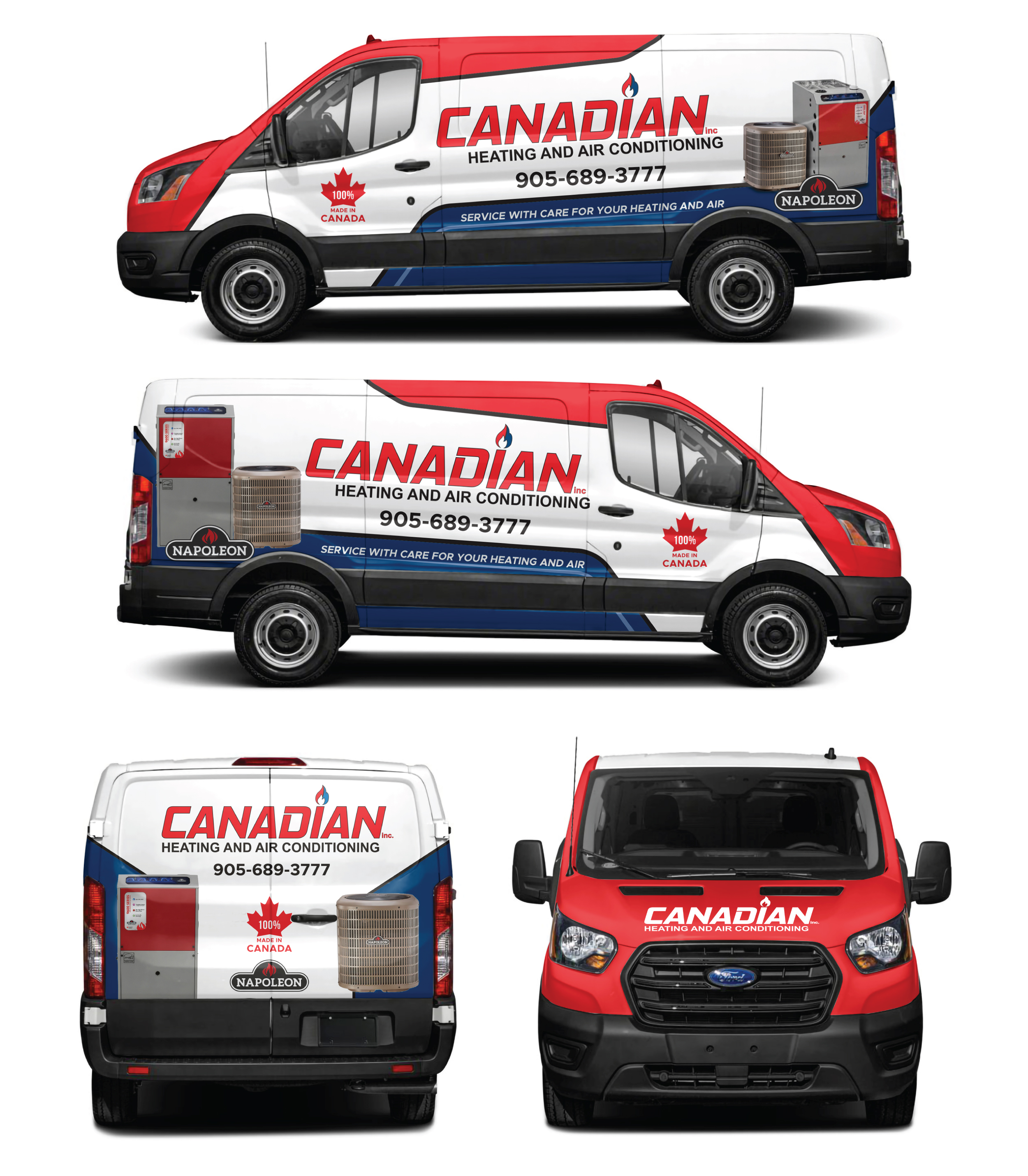 Car Wrap Design by White Diary for Canadian heating and air conditioning | Design #27480006