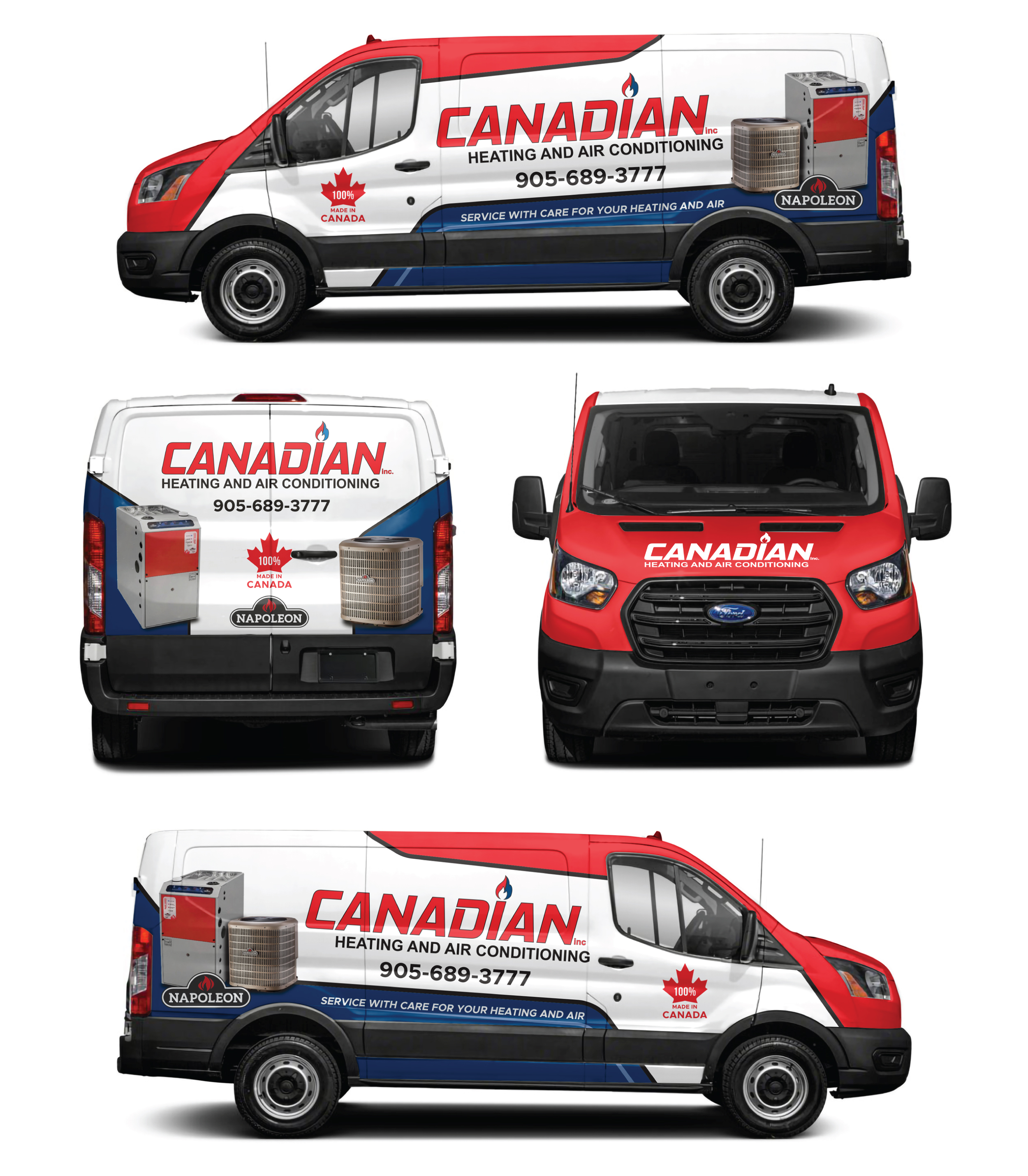 Car Wrap Design by White Diary for Canadian heating and air conditioning | Design #27480265